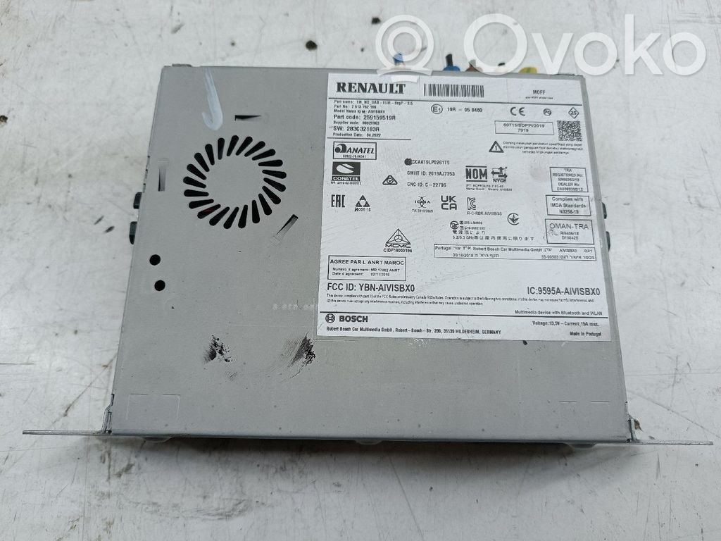 Renault Captur II Panel / Radioodtwarzacz CD/DVD/GPS 