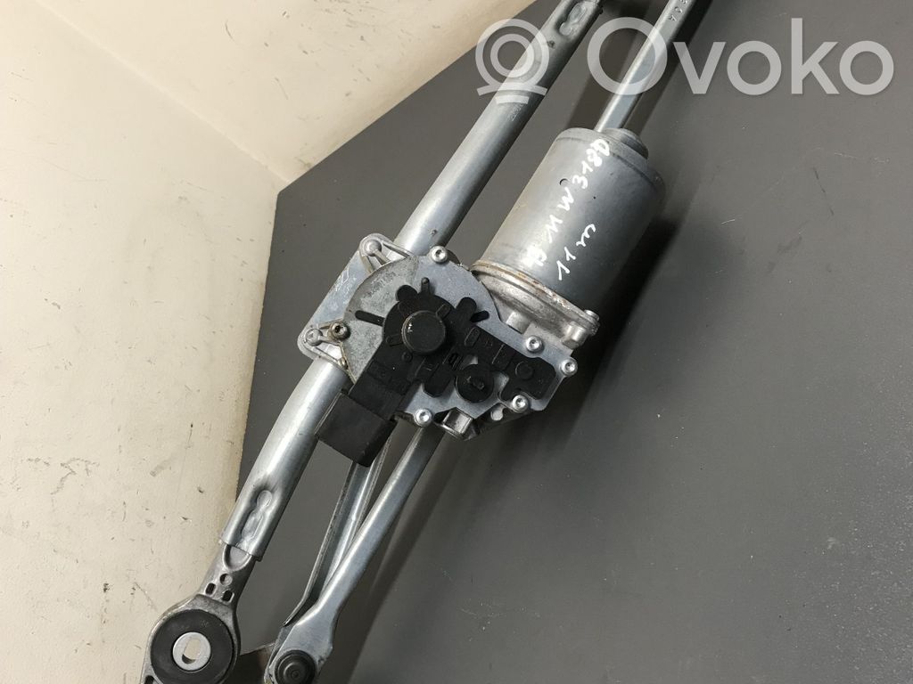 Wischergestänge Wischermotor vorne