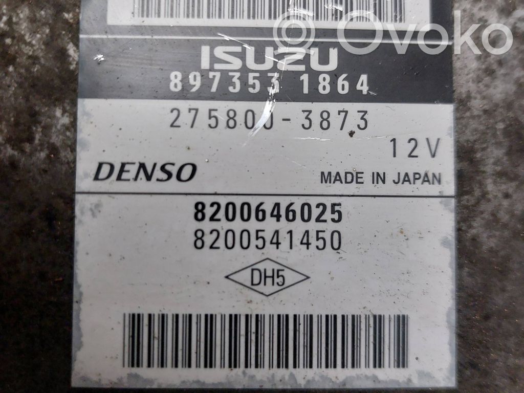 Renault Vel Satis Engine control unit/module 