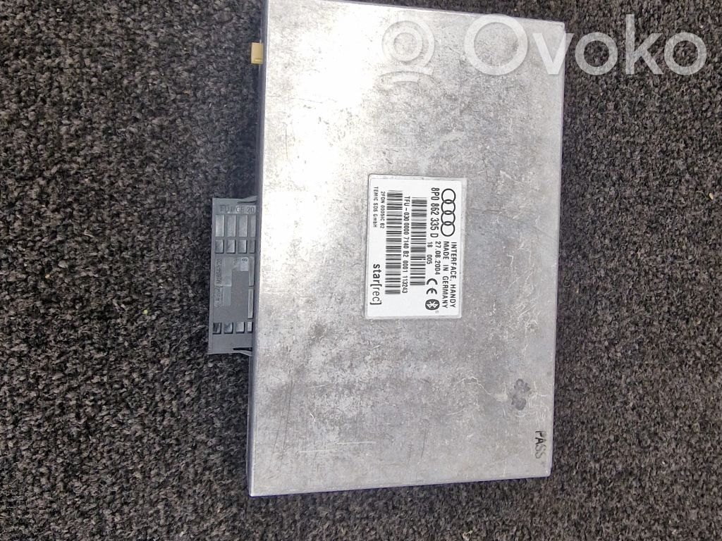 Audi A4 S4 B6 8E 8H Bluetooth control unit module 