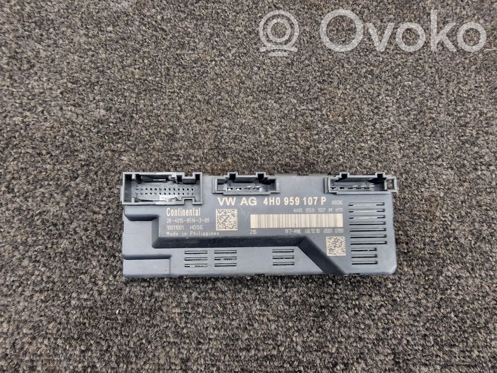 Tailgate/trunk control unit/module   4H0959107P