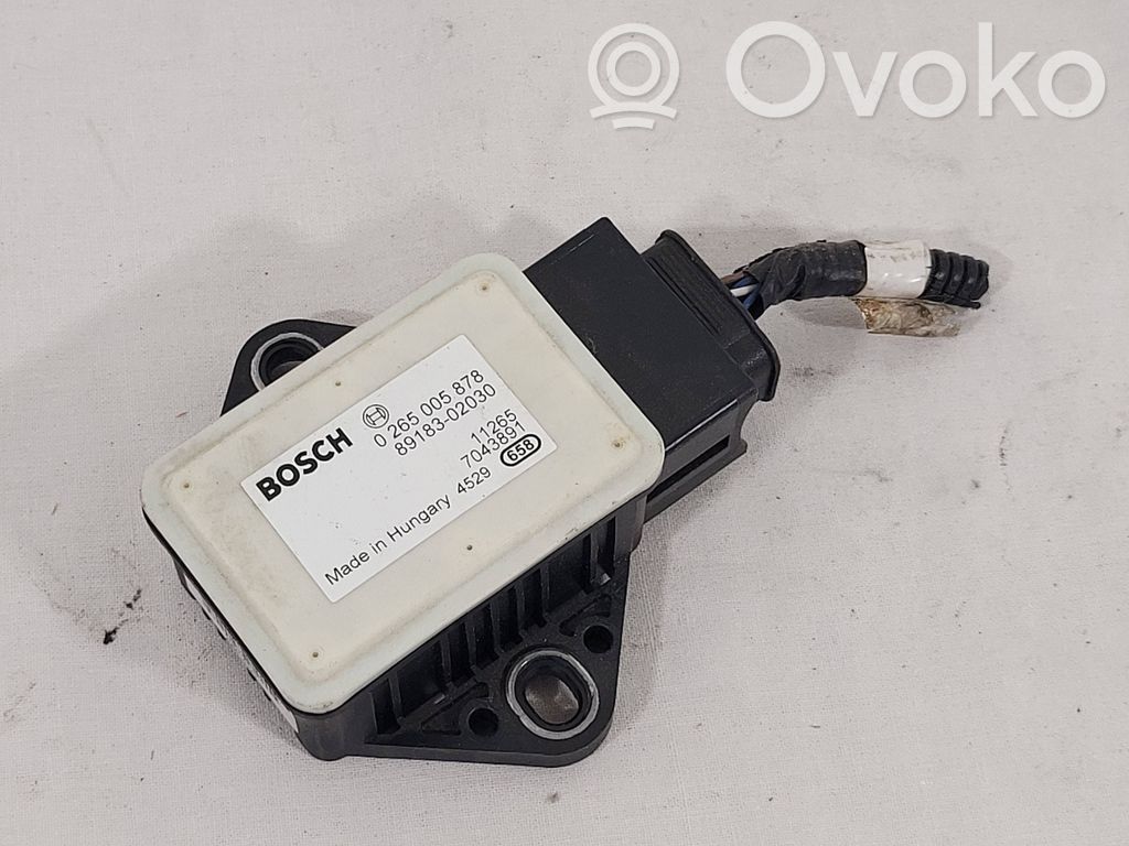 ESP Drehratensensor Querbeschleunigungssensor   8918302030,0265005878