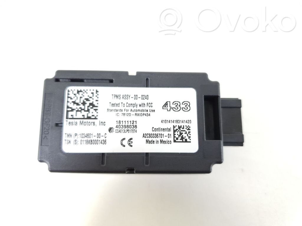 Tesla Model X Tire pressure control unit 