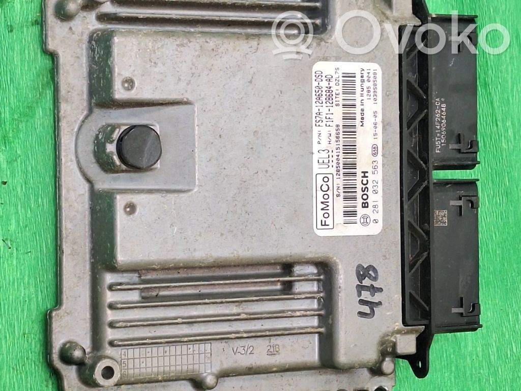 Engine control unit/module   FS7A12A650,F1E112B684,0281032563