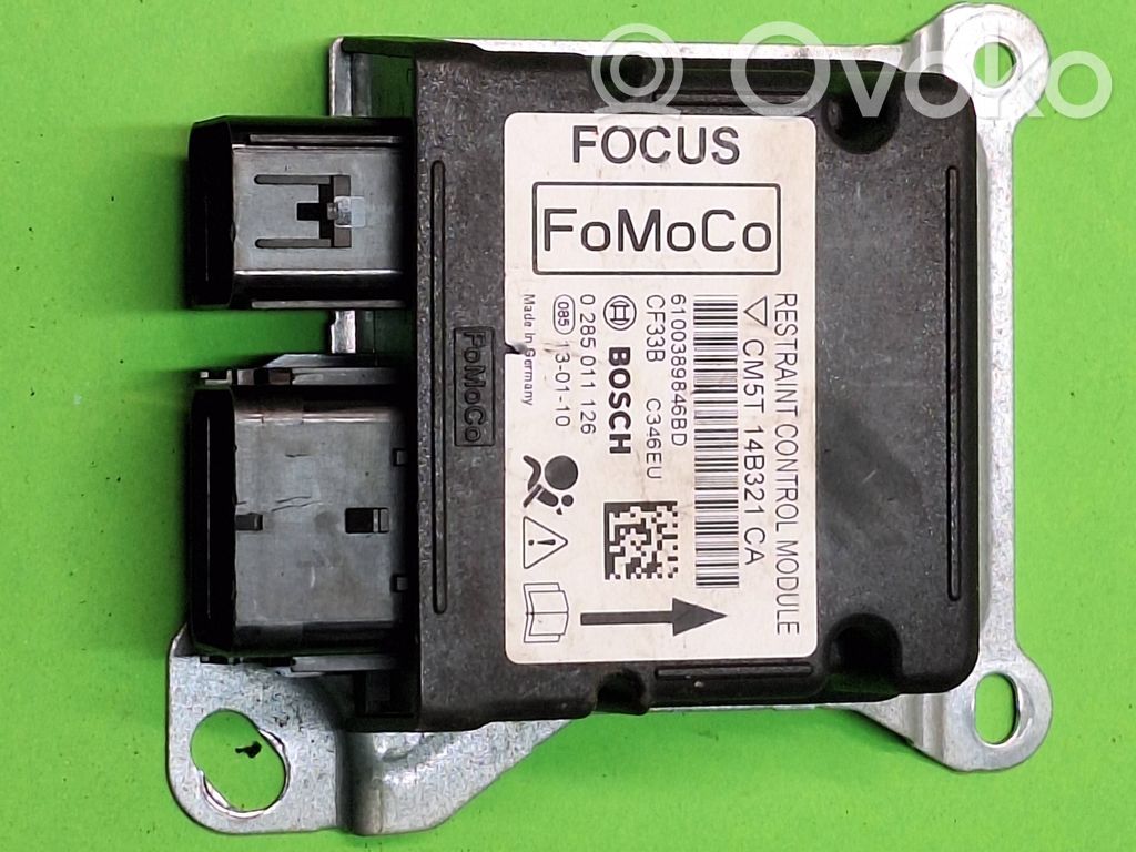 Airbag control unit/module   CM5T14B321CA,0285011126,6100389846BD