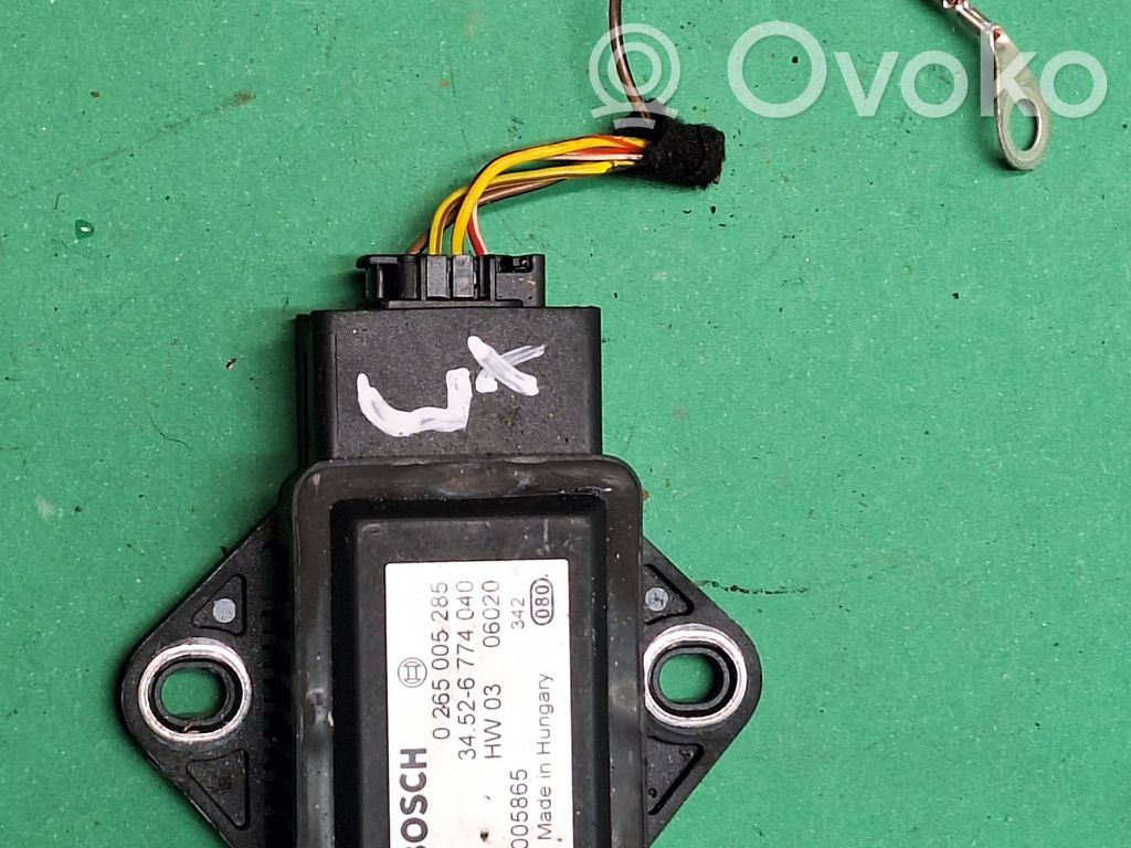 BMW X3 E83 ESP acceleration yaw rate sensor 