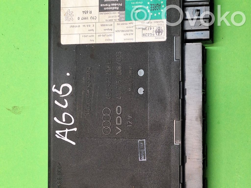 Audi A6 S6 C5 4B Mukavuusmoduuli 