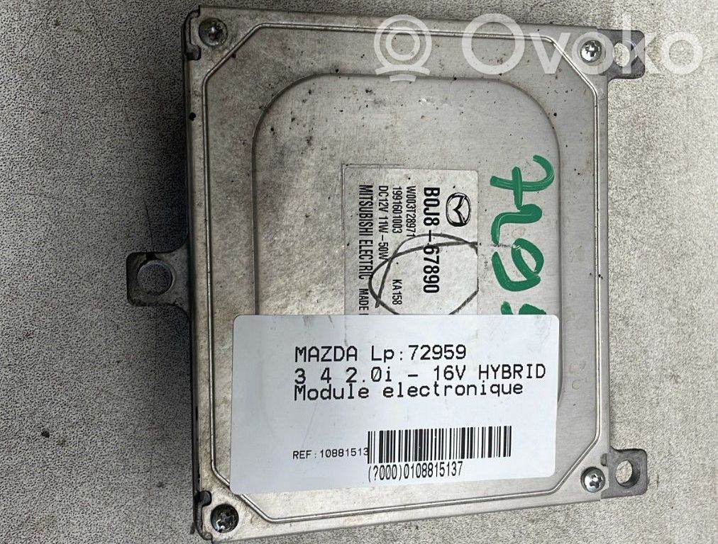 Mazda 3 Other control units/modules 