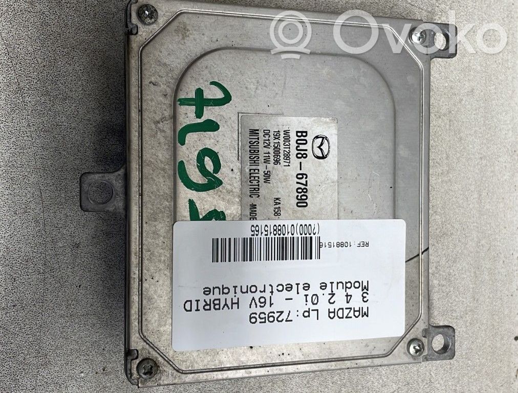 Other control units/modules   B0J867890