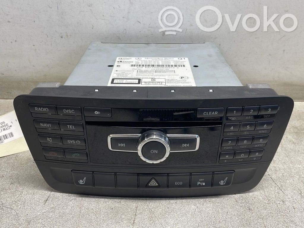 Mercedes-Benz B W246 W242 Panel / Radioodtwarzacz CD/DVD/GPS 