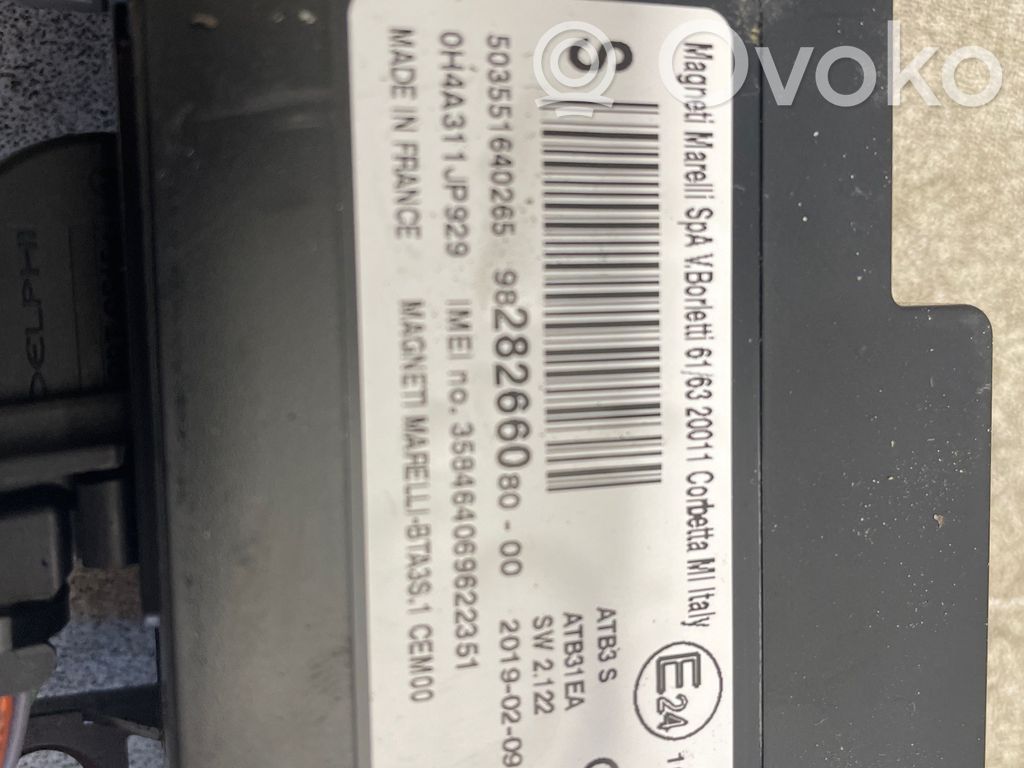 Citroen C4 SpaceTourer Other control units/modules 