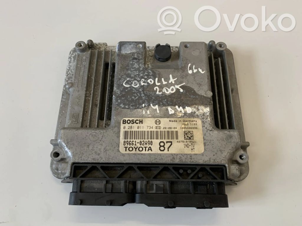 Engine control unit/module   0281011734,8966102A90,8966102A90