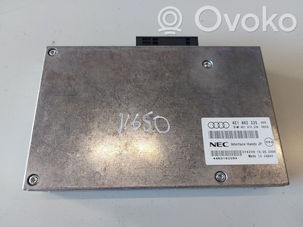 Audi A4 S4 B8 8K Phone control unit/module 