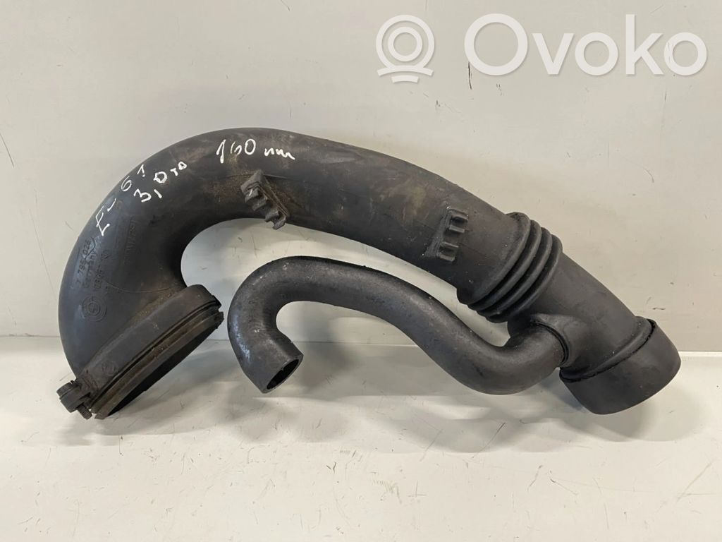 BMW 5 E60 E61 Rura / Wąż dolotowy powietrza turbiny 