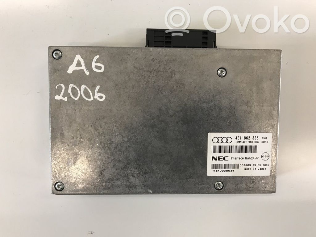 Audi A6 S6 C6 4F Phone control unit/module 