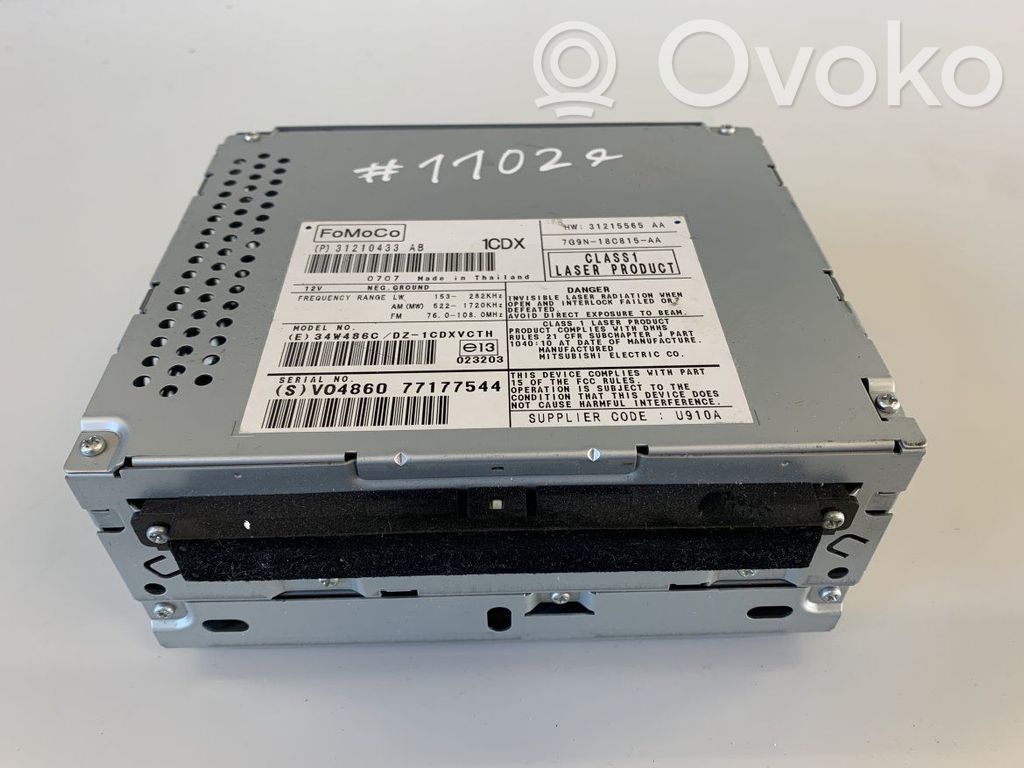 Volvo XC70 Unitate principală radio/CD/DVD/GPS 
