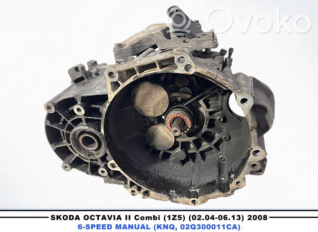 Skoda Octavia Mk2 (1Z) Manualna 6-biegowa skrzynia biegów 
