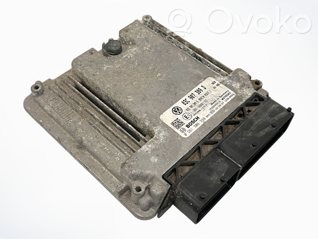 Engine control unit/module   03C907309D,03C907309D,0261S06338