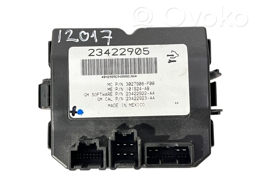 Opel Insignia A Tailgate/trunk control unit/module 