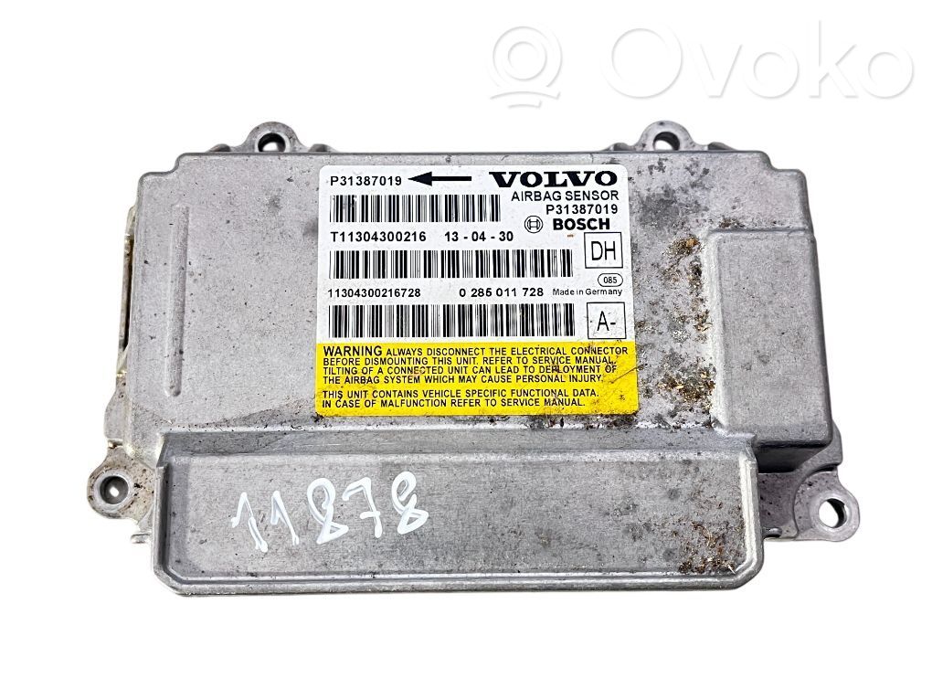 Volvo V70 Airbag control unit/module 