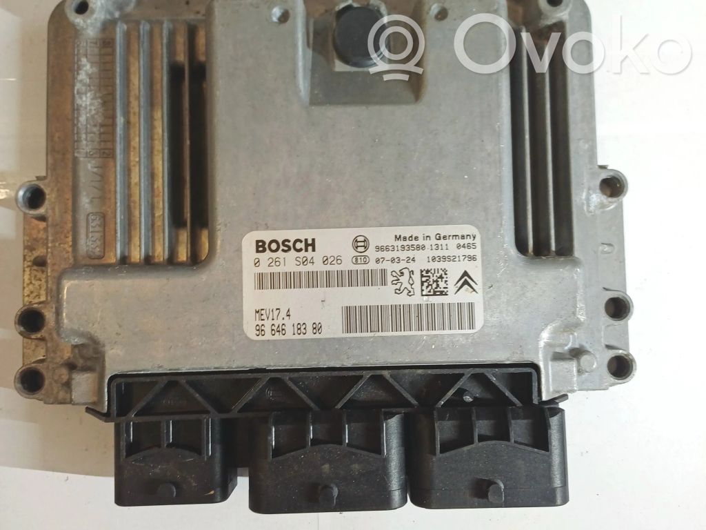 Peugeot 207 CC Engine control unit/module 