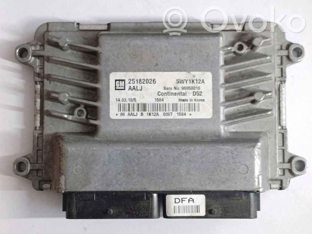 Chevrolet Spark Engine control unit/module 