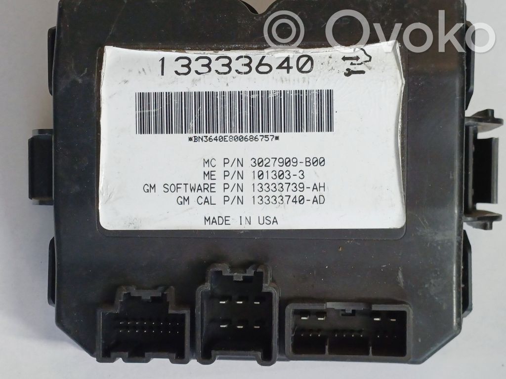 Opel Insignia A Tailgate/trunk control unit/module 