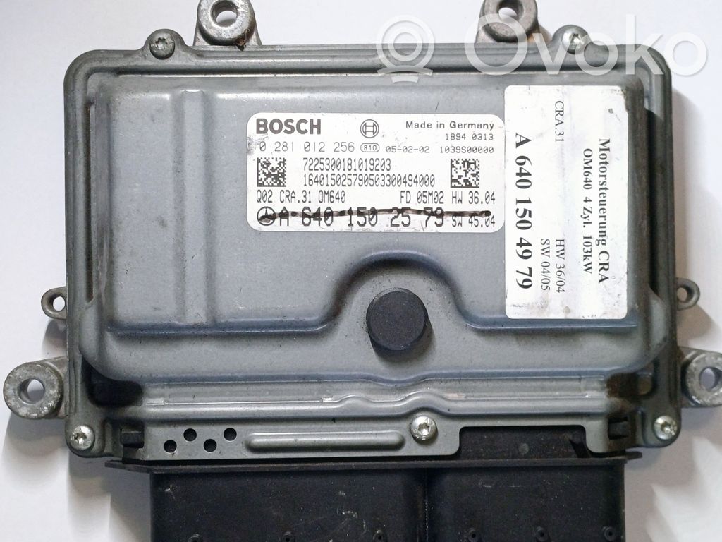 Mercedes-Benz B W245 Engine control unit/module 