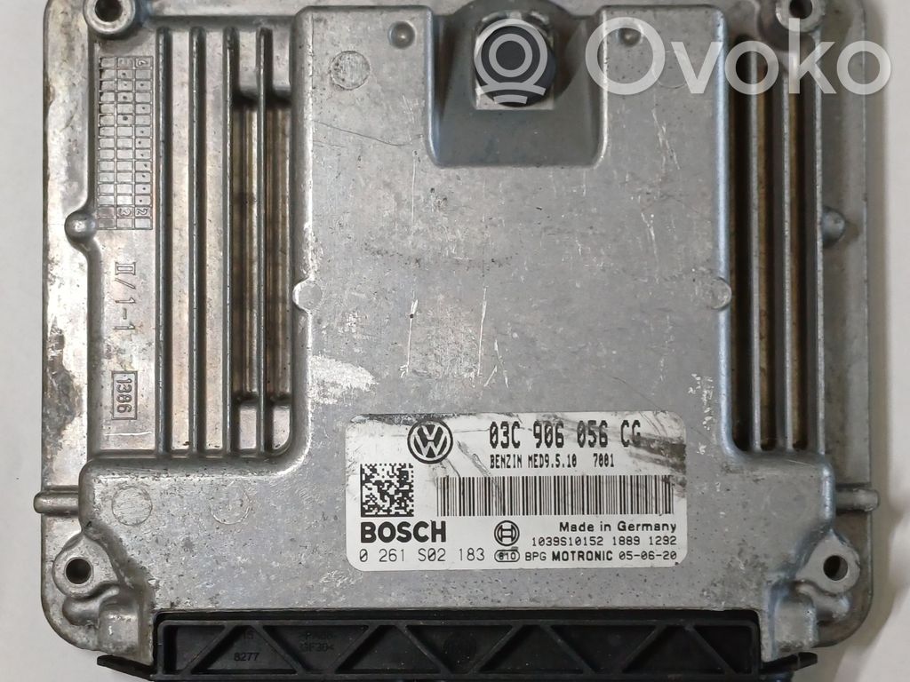 Engine control unit/module   03C906056CG,0261S02183,MED9510