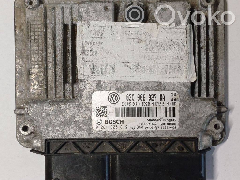 Volkswagen Golf VI Engine control unit/module 