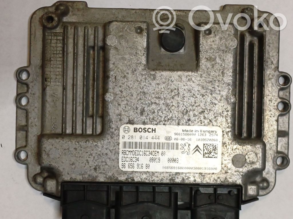 Peugeot Bipper Engine control unit/module 