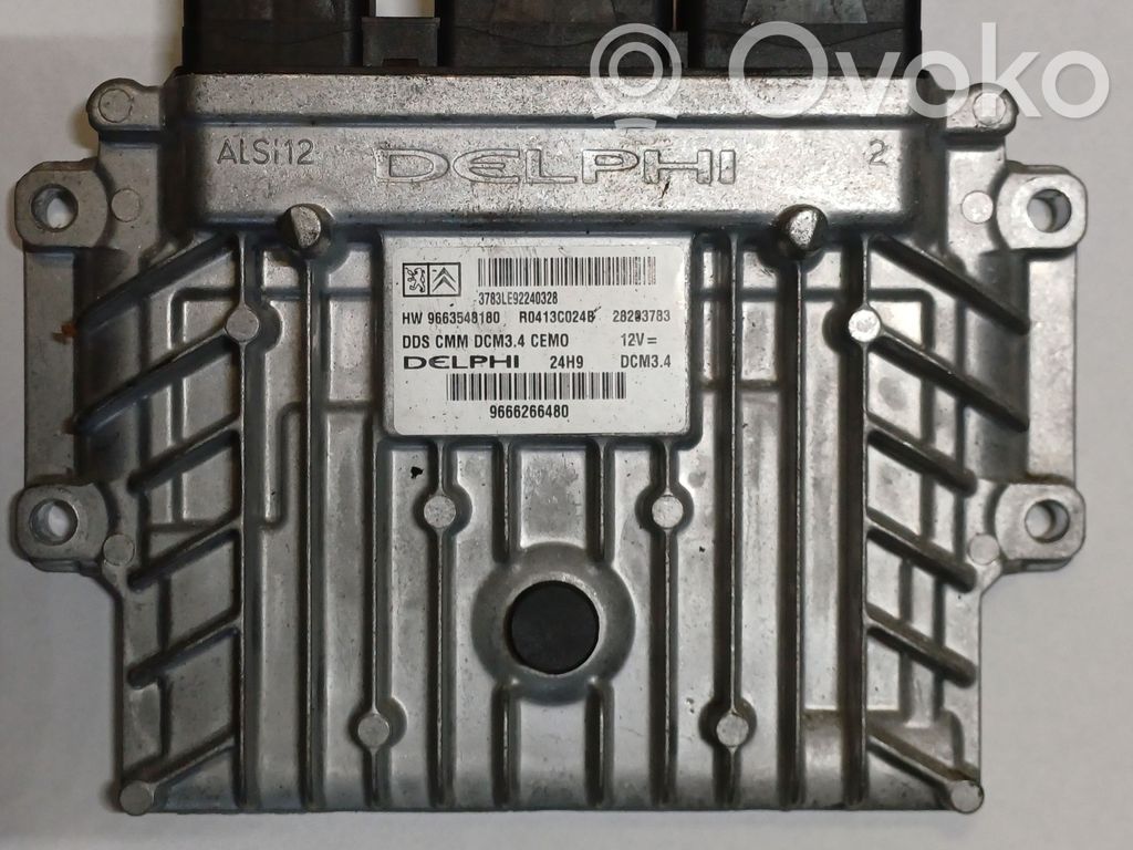 Peugeot 308 Engine control unit/module 