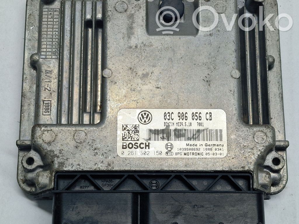 Engine control unit/module   03C906056CB,0261S02150,MED9510