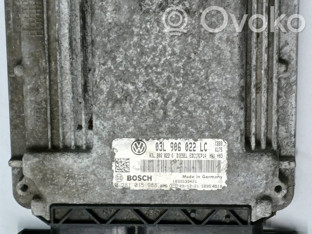 Volkswagen Golf VI Engine control unit/module 