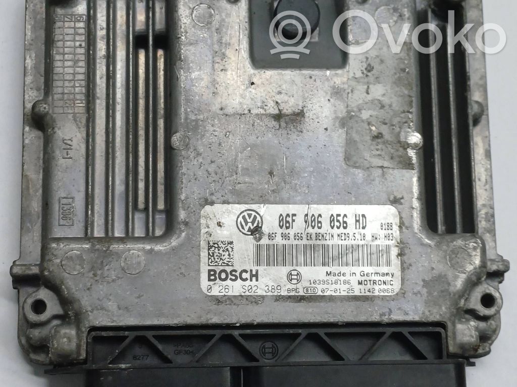 Engine control unit/module   06F906056HD,0261S02389,MED9510