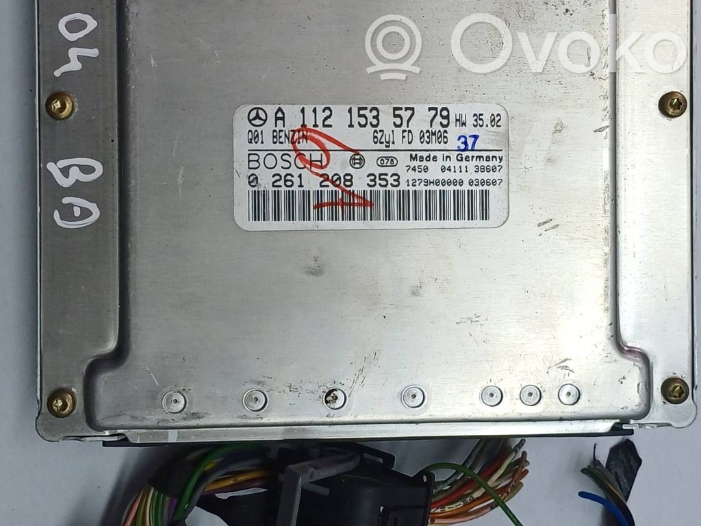 Mercedes-Benz ML W163 Engine control unit/module 
