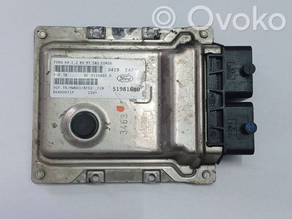 Ford Ka Variklio valdymo blokas 