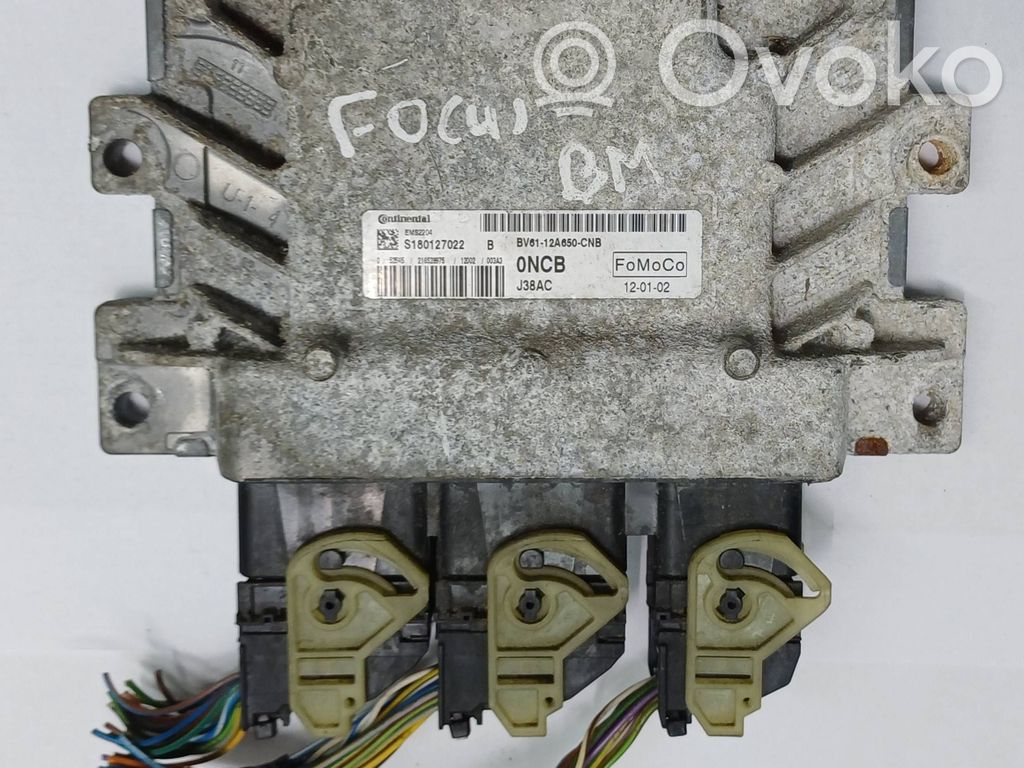 Engine control unit/module   BV6112A650CNB,S180127022B,0NCB,J38AC