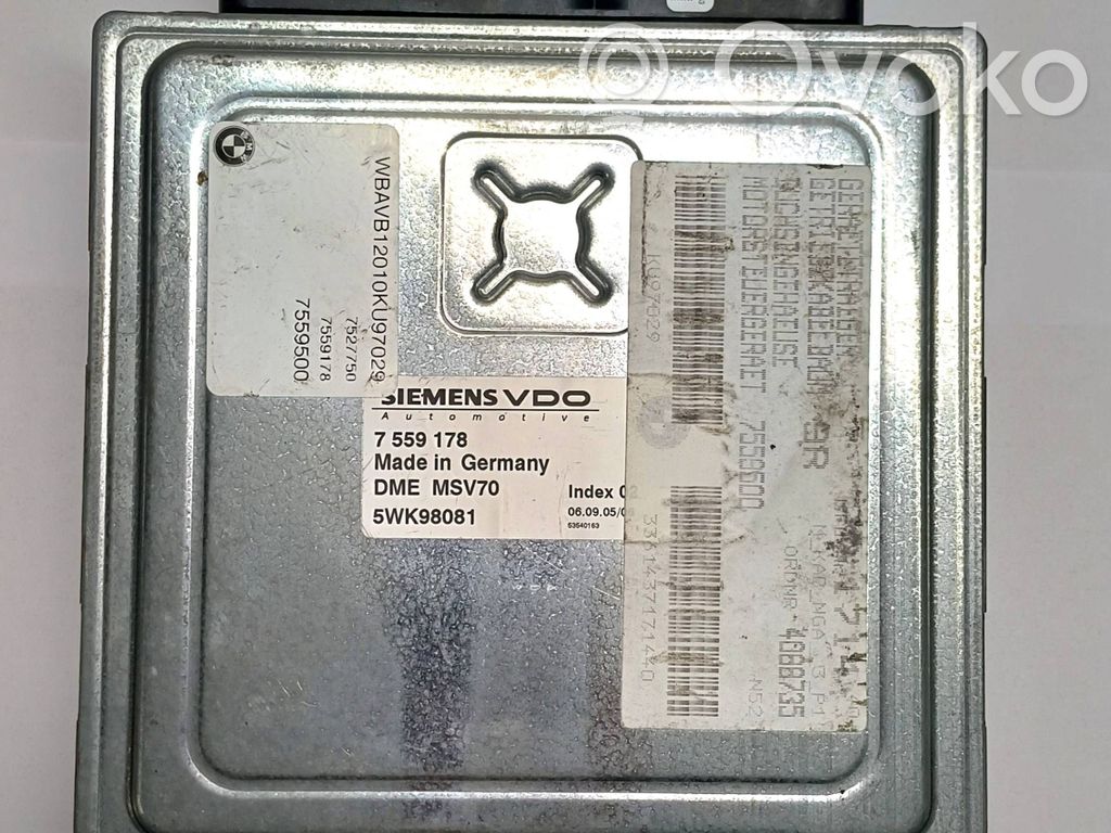 BMW 5 E60 E61 Motorsteuergerät/-modul 