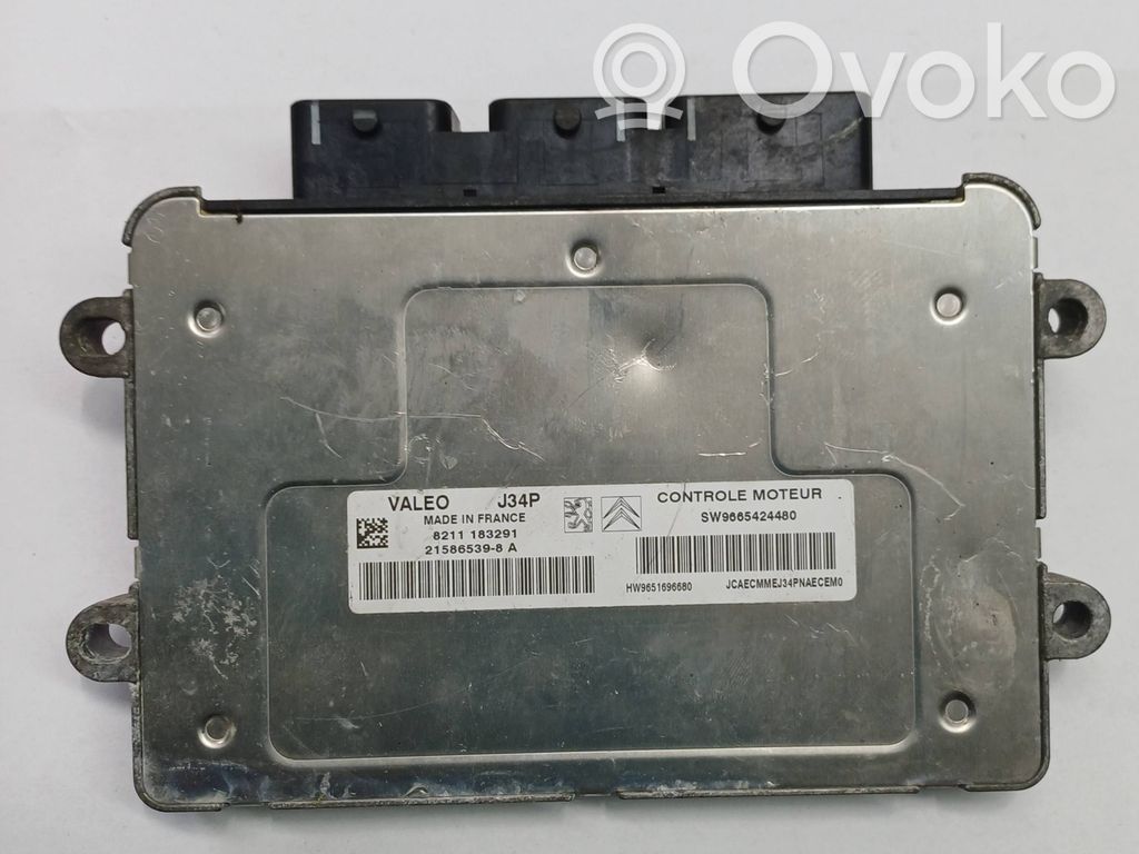 Unidad de control/módulo del motor   9665424480,215865398A,J34P