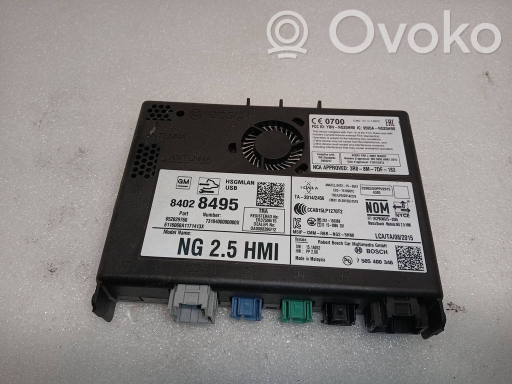 GPS navigation control unit/module   84028495,652029760