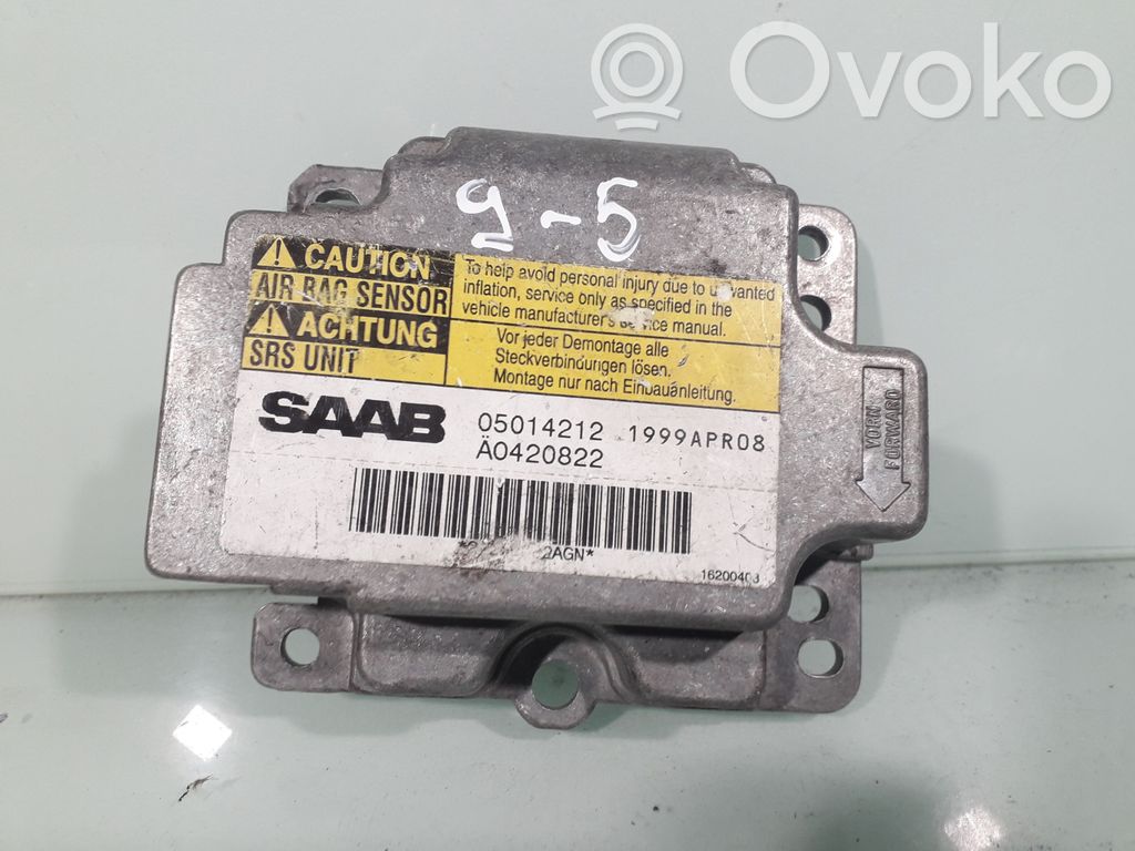 Saab 9-5 Airbag control unit/module 