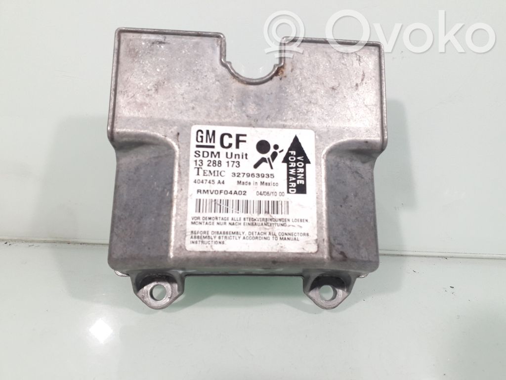 Opel Zafira B Airbag control unit/module 