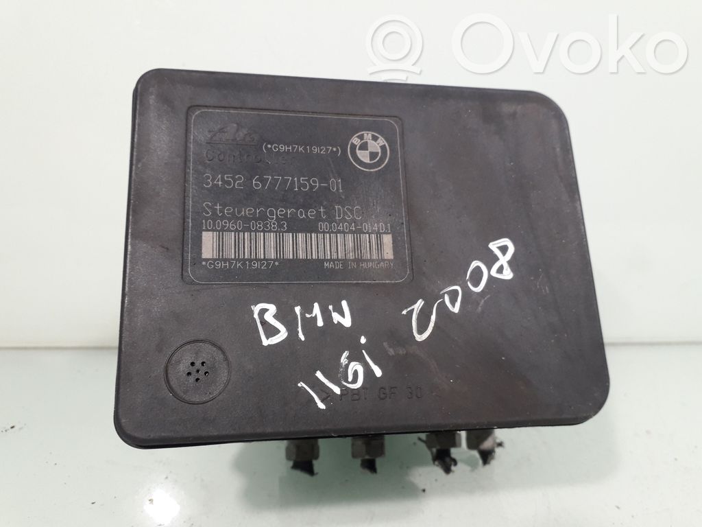 BMW 1 E81 E87 ABS Pump 