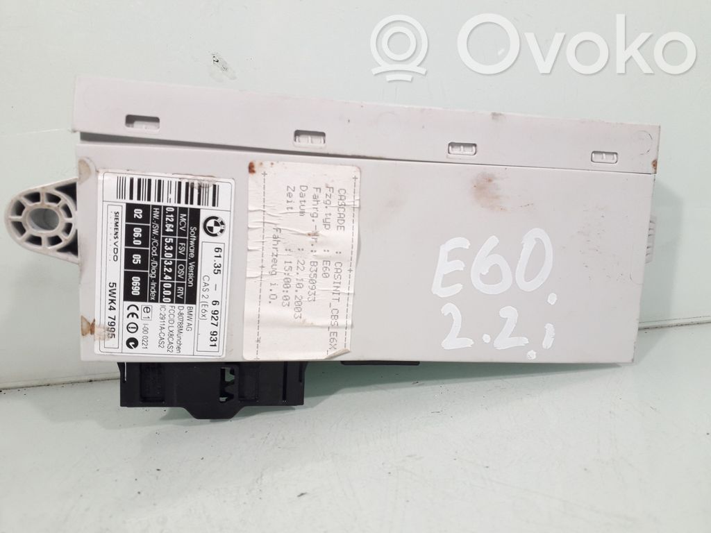 BMW 5 E60 E61 CAS control unit/module 
