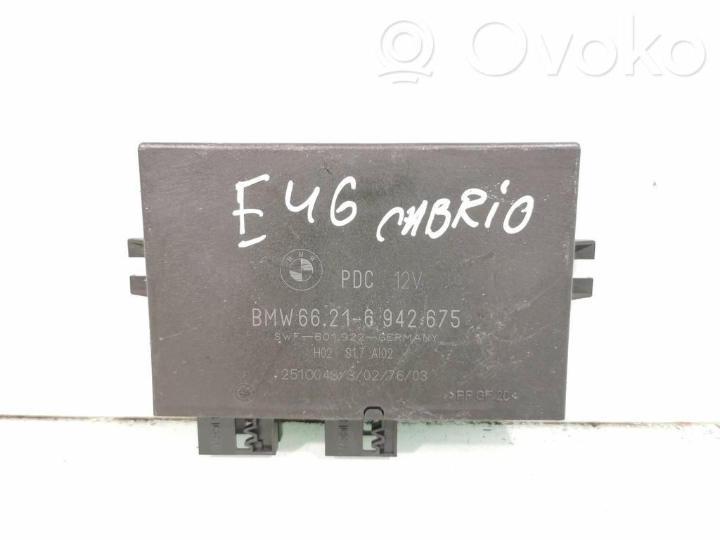BMW 3 E46 Parking PDC control unit/module 