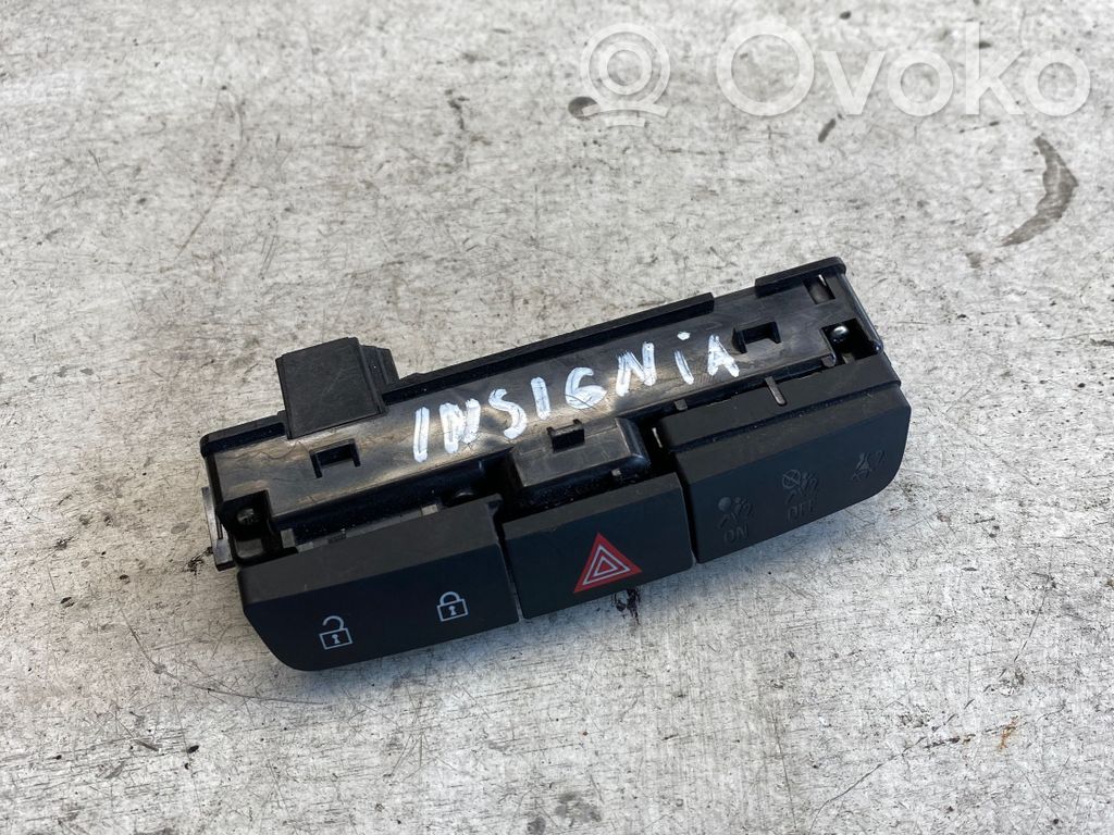 Opel Insignia A Hazard light switch 