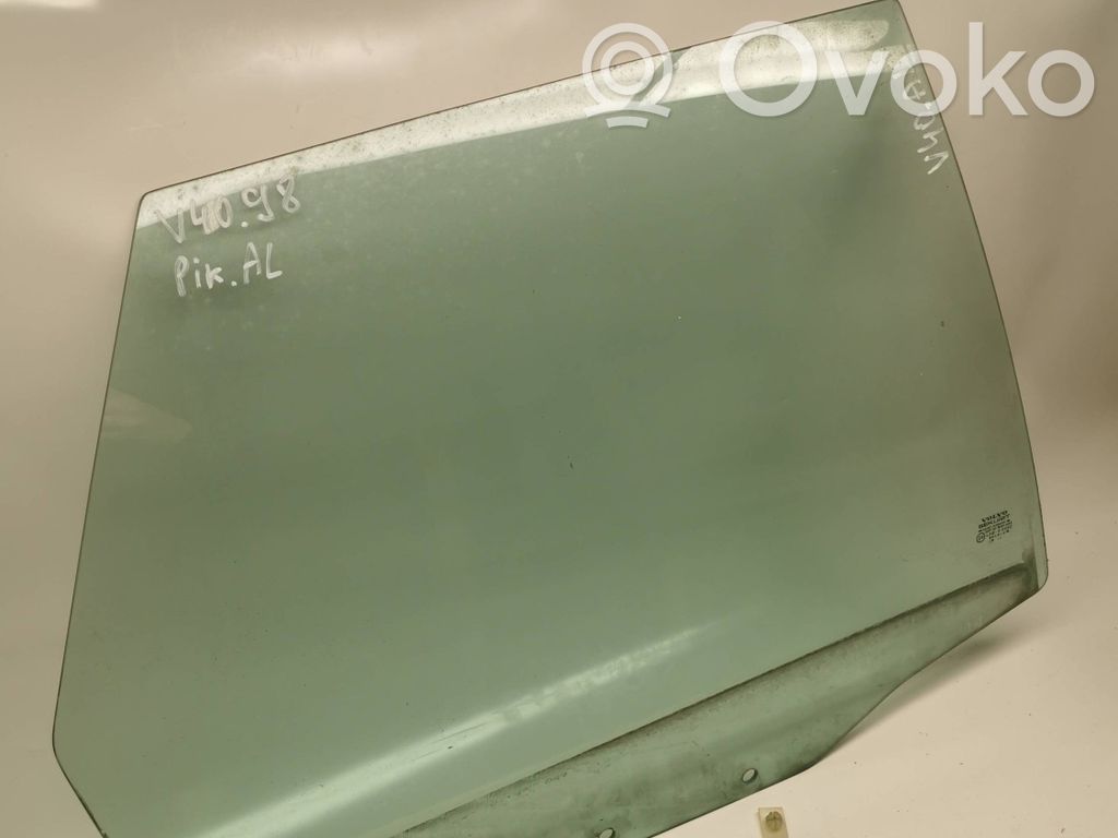 Volvo S40, V40 Rear door window glass 