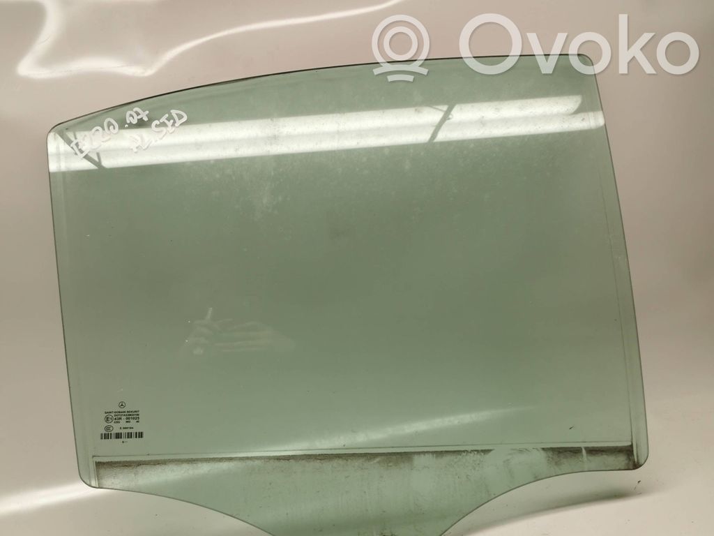 Mercedes-Benz E W211 Rear door window glass 