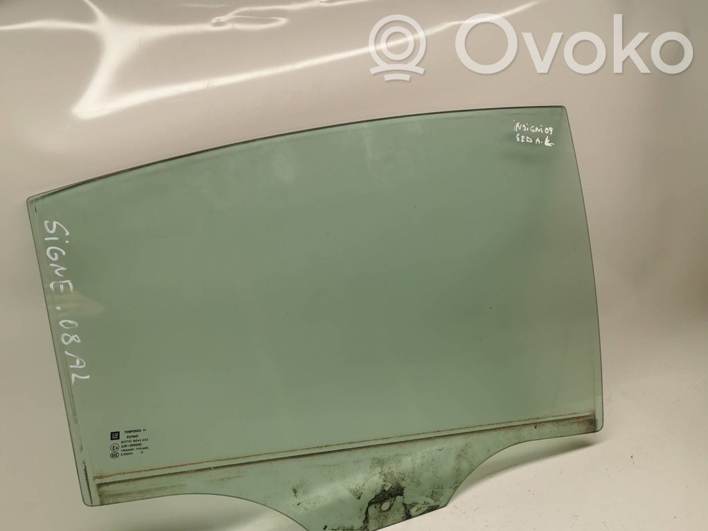 Opel Insignia A Rear door window glass 